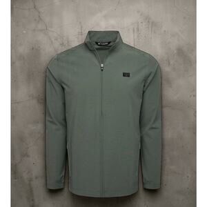 TravisMathew Jacket Mens XXL Green Full Zip Stretch Golf Lightweight Coat